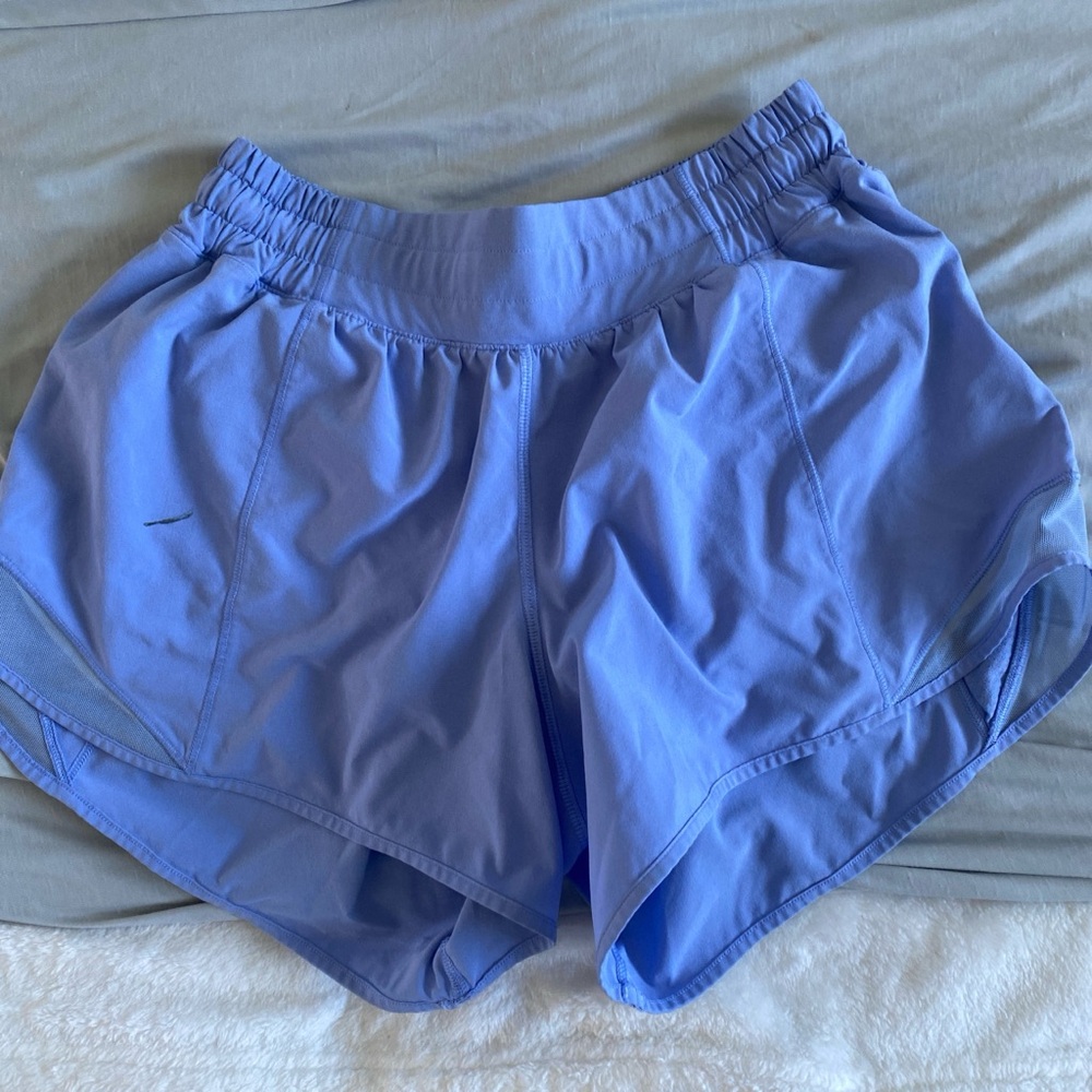 Lululemon Athletica Light Blue Athletic Shorts